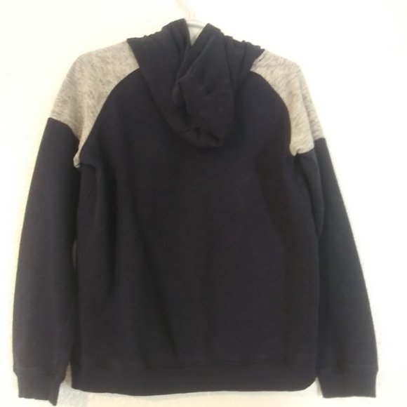 Denver Broncos boy's youth size L 10-12 navy blue and white hoodie sweater - Picture 4 of 10